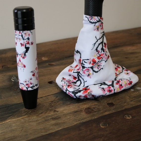 Shift Boot Shift Knob Cherry Blossom White & Pink Etsy