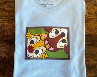 Chip y Dale, camiseta de vacaciones de Disney, camisa de ardillas de Disneyland