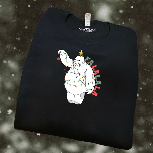 Baymax, Big Hero 6, Disney Pixar, Christmas Sweatshirt