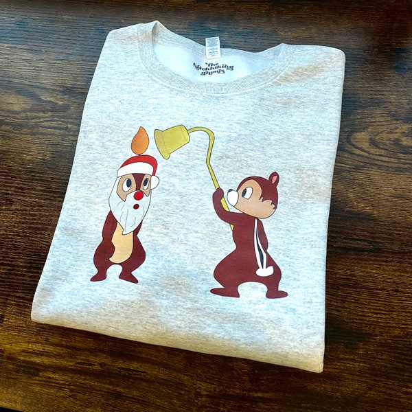 Chip and Dale Christmas Sweatshirt