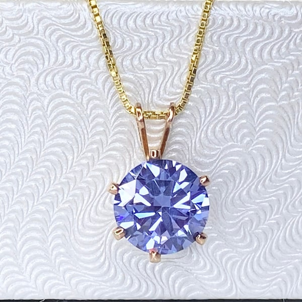 Tanzanite necklace, December birthstone, December birthday, December jewelry, December necklace, Tanzanite jewelry, gold necklace, gift set