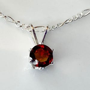 January Birthstone Set Garnet Jewelry Collection Sterling Silver Pendant Necklace Earring Matching Set Dainty Design Elegant Accessories Genuine Red Gemstone Perfect Gift Idea Special Occasion Present Classic Jewelry Style Everyday Wear