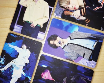 BTS Jimin (Park Jimin) Double-Sided High-End Photocards | Matte & Soft Touch Finish, High Quality, Sturdy, Round Edges | HaeJinMi |