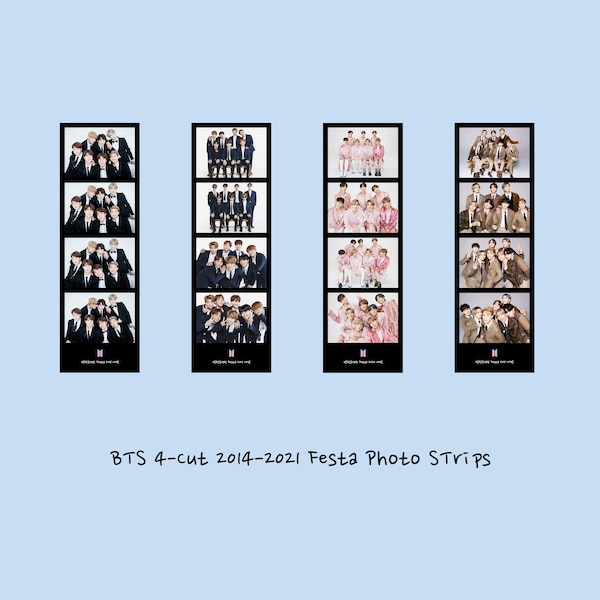 BTS 4-Cut 2014-2021 Festa Photo Strips