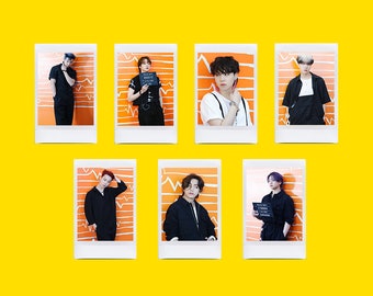 Fotos de manteiga BTS em polaroids reais da Fujifilm Instax