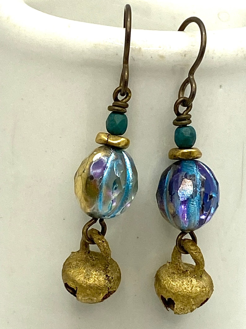 Nepali Brass Bell Drops Etsy