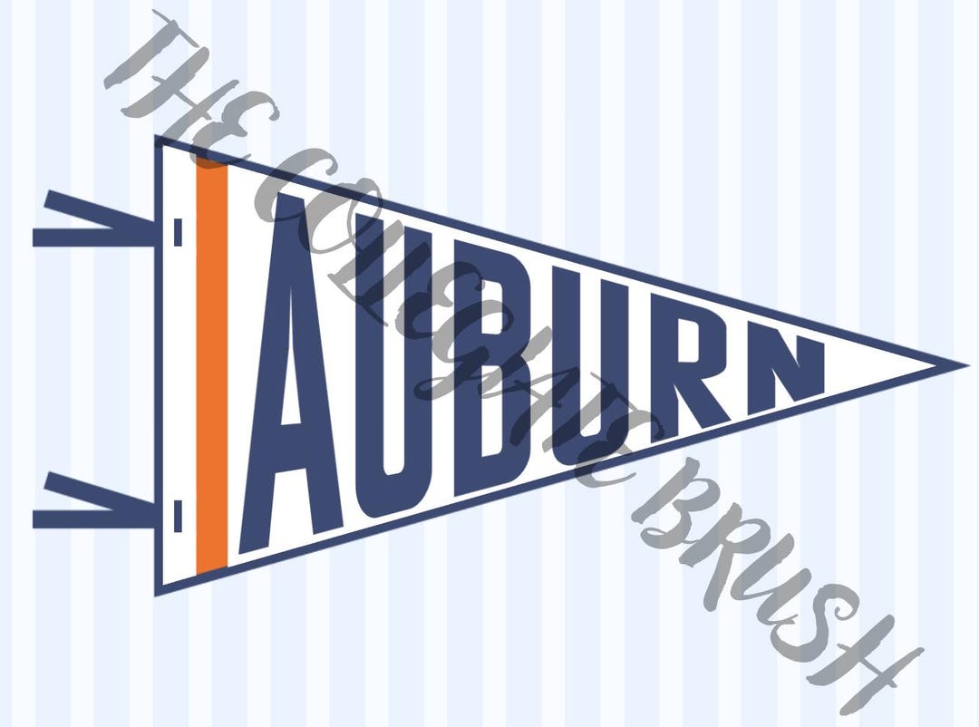 Auburn, AL Pennant Downloadable Poster - Etsy
