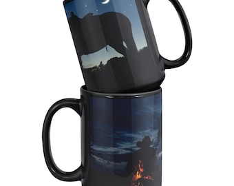 Cowboy Mug Gift for Him Mug Horse Gift for Cowboy Gift for Grandfather Western Mug Cowboy life Unique mug rustic