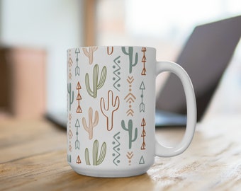 Gift for Best Friend Cactus lover Mug Unique Gift for her Cute Cactus Mug Minimalistic gift for daughter