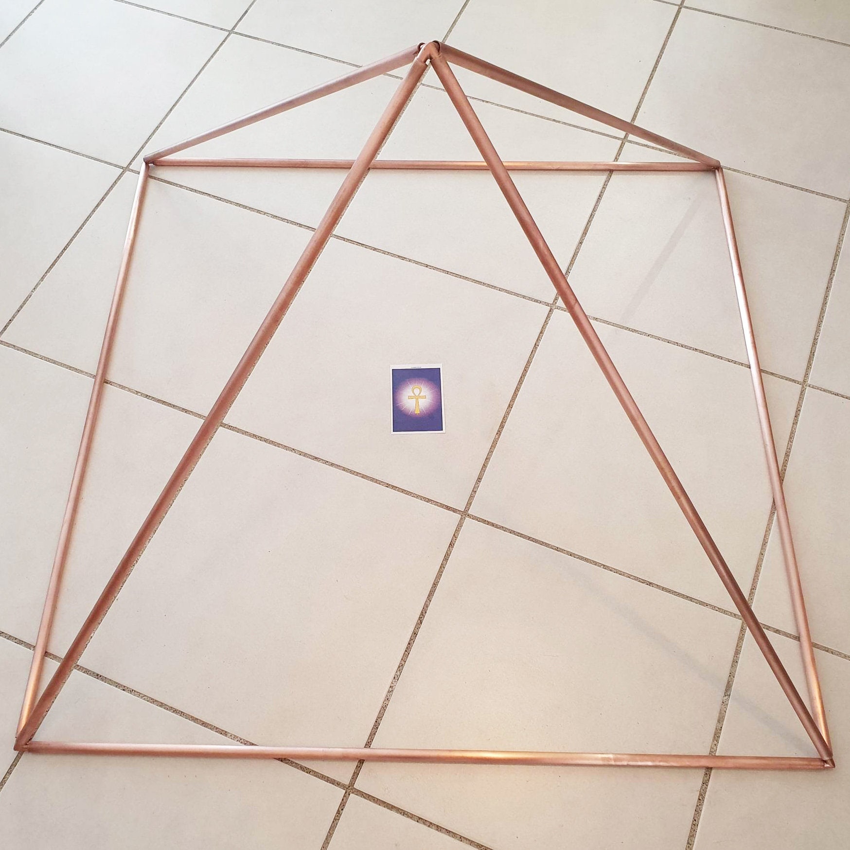 Giza Pyramid Kit in Copper 12 MM Energy Amplifier Meditation Well Being ...