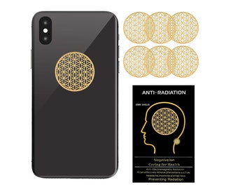 Flower of Life Anti Wave Patch EMF Wave Neutralizer Protection Mobile Phone, Laptops, Electronic Devices