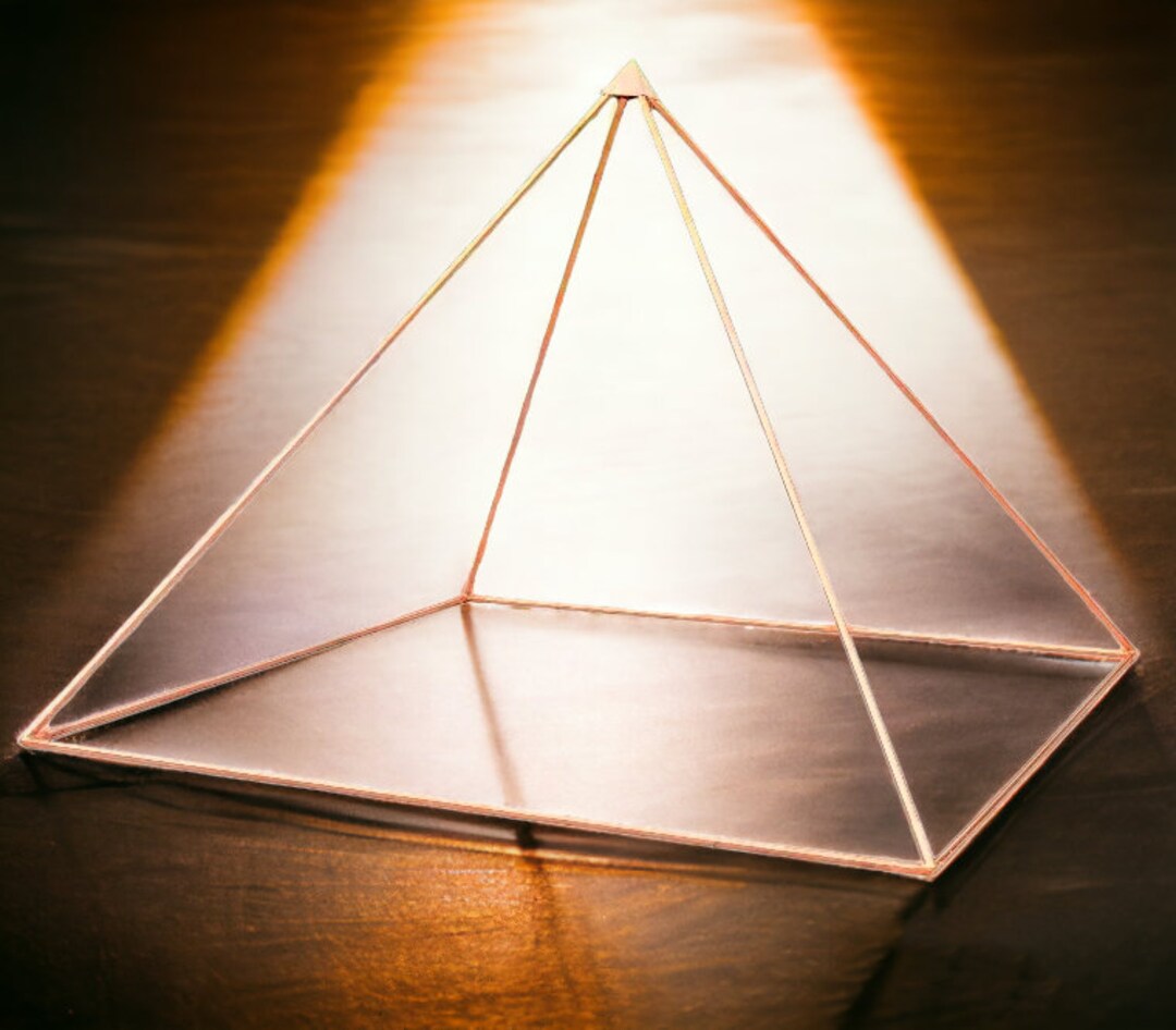 Giza Pyramid Kit in Copper 12 MM Energy Amplifier Meditation Well Being ...