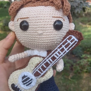 Niall Horan crochet doll with guitar