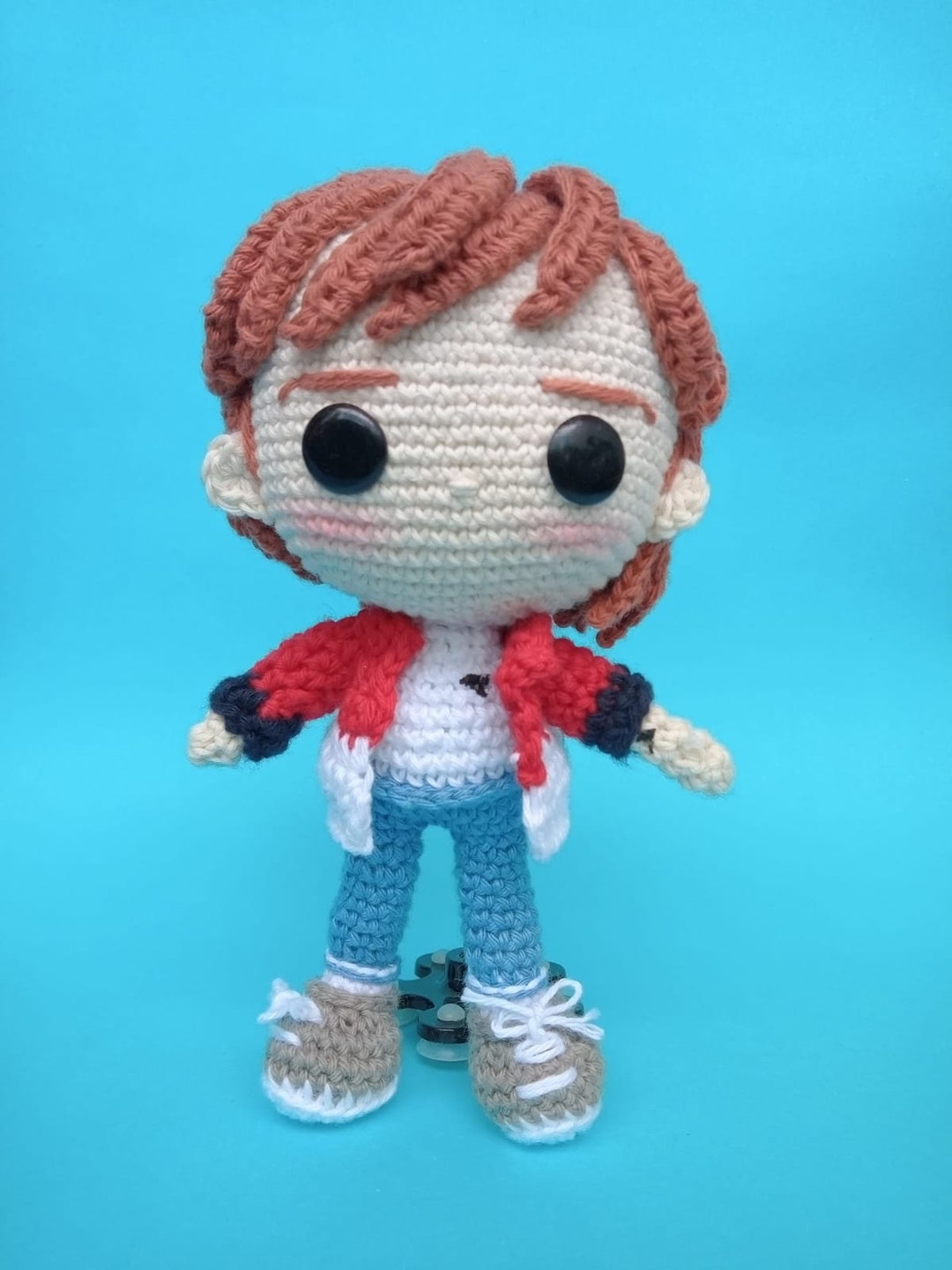 Louis Tomlinson Crochet Doll With Jacket 