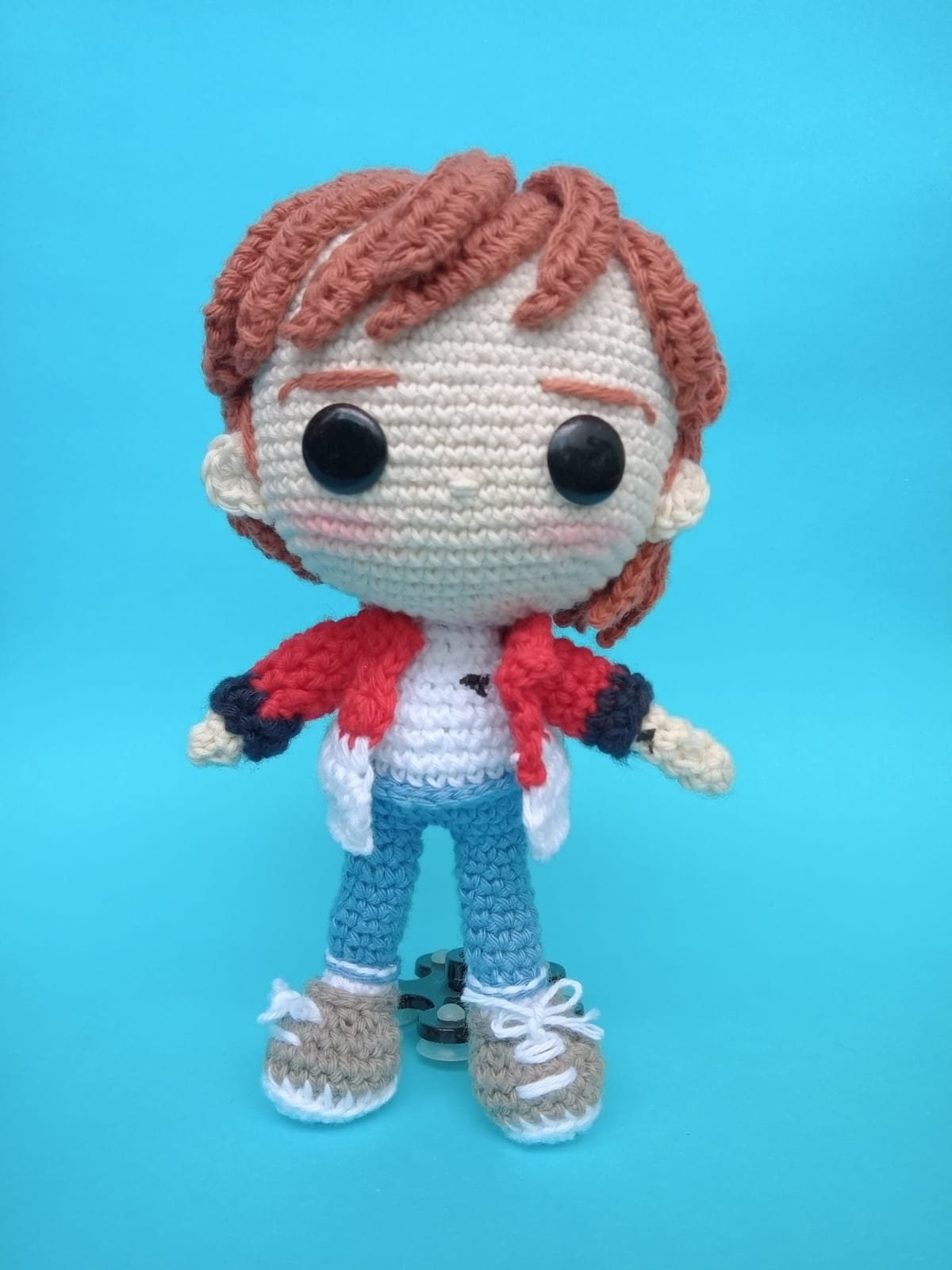 Louis Tomlinson crochet doll with jacket
