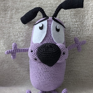 Courage The Cowardly Dog Crochet Doll