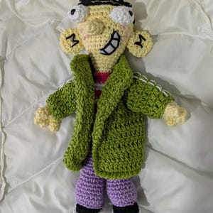 Ed from Ed, Edd n Eddy crochet doll