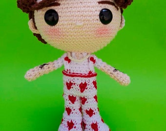 Celebrity Styles with Red Hearts Overall