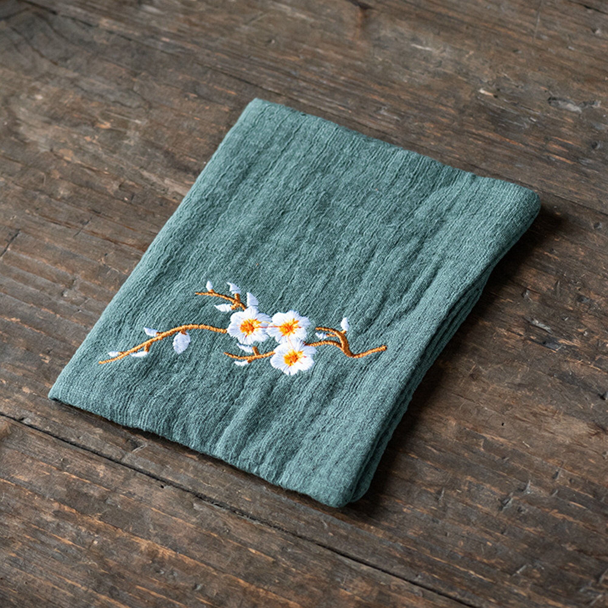 Cotton Linen Embroidery Tea Towels Absorbent Thickening Tea Etsy UK