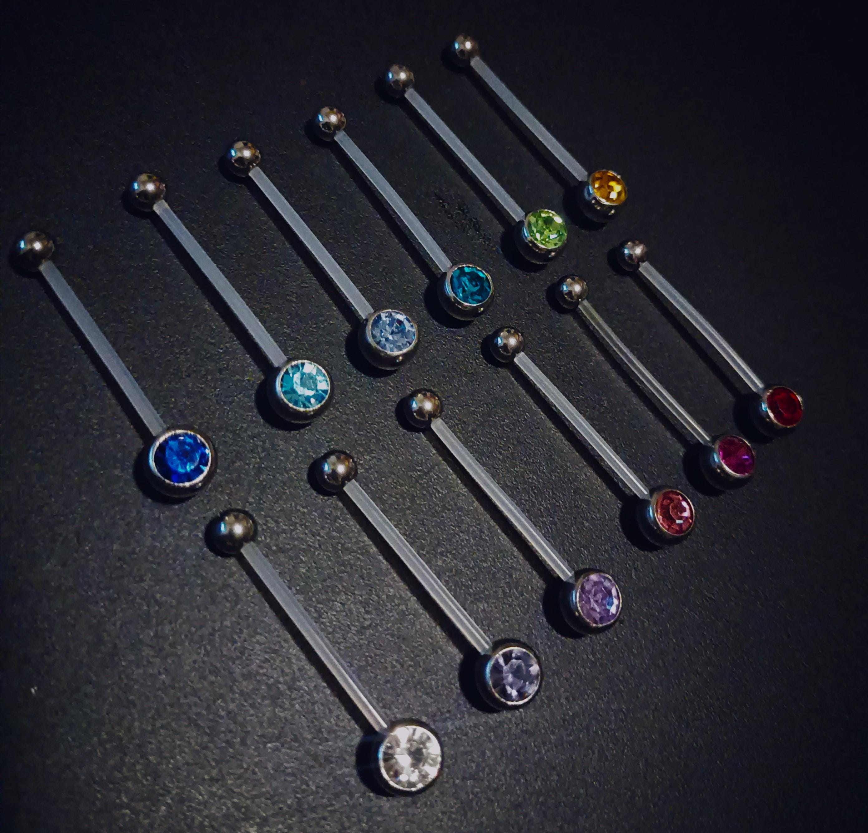 Piercing De Nombril Malachite – Acier Inoxydable 316L – Boules Pierre Verte – Tige 1,6x12 Mm – Style Banane - 12