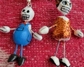 Day of the dead, dia de Los Muertos, Halloween, skull earings