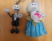 Day of the dead, dia de Los Muertos, Halloween, skull earings