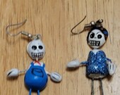 Day of the dead, dia de Los Muertos, Halloween, skull earings