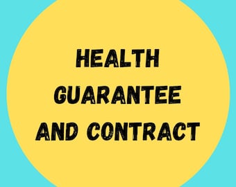 Breeder Contract Template | Animal Health Guarantee | Lifetime Return Policy | Editable Digital Download