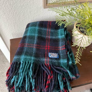 Coperta scozzese vintage Pendleton in 100% lana. immagine 2