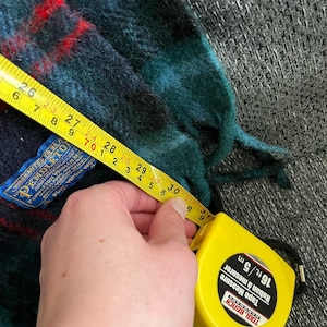 Coperta scozzese vintage Pendleton in 100% lana. immagine 9