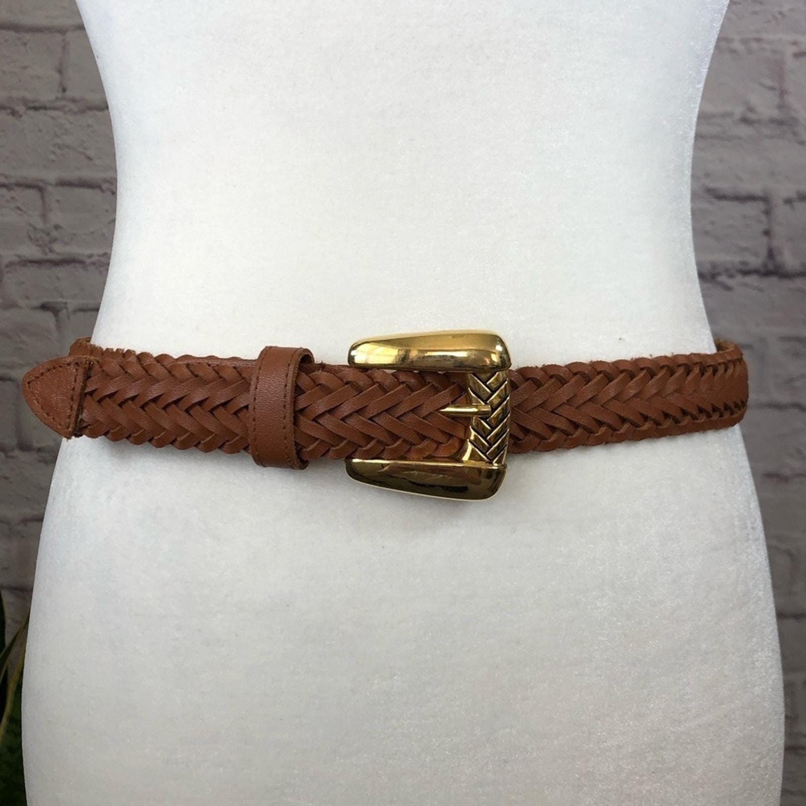 Vintage Braided Belt - Etsy