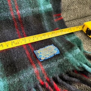 Coperta scozzese vintage Pendleton in 100% lana. immagine 8