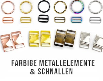 Additional option for Y-harness - colored metal elements/buckles