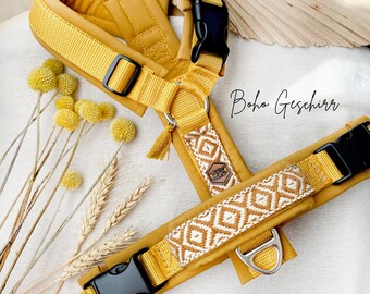 Boho Y-harness - Dog harness with webbing - Walking harness - Dog - Dog accessories - Chest harness - Harness