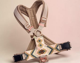 Buy it now: Boho harness, sand/nougat, size S - dog harness - walking harness - dog - dog accessories - chest harness - harness