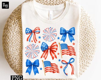 4th of july Bow Png, 4th of july Girl png, Usa Flag png, 4th Of July png, Fourth Of July png, American Coquette png, Independence Day png