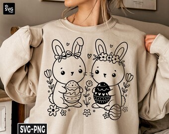 Easter Bunny Svg, Bunny Floral svg, Happy Easter Day, Easter Day svg, Spring svg, Kids Easter svg, Easter Bunny svg, Easter Shirt svg