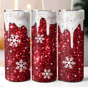 Christmas Drip Tumbler Wrap, Winter Tumbler, Red Tumbler Wrap, Christmas Tumbler, Christmas Drip Wrap, Tumbler Wrap, Sublimation Design