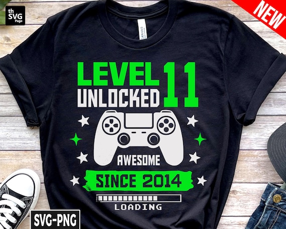 11th Birthday Gamer T Shirt Level 11 Unlocked Gamer Birthday 11th Birthday Gamer T Shirt Level 11 Unlocked Gamer Birthday