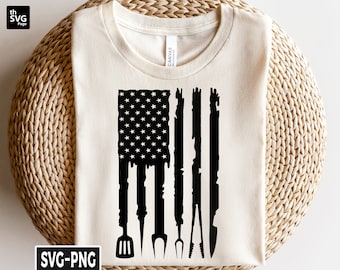 American Barbecue SVG, BBQ svg, American Flag, Grill svg, Grillfather svg, Season, Funny Grill svg, BBQ Shirt Svg, Cricut Cut Files