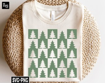 Retro Christmas Tree Svg, Checkered Christmas svg, Christmas Tree svg, Christmas svg, Checkered svg, Christmas Season, Christmas Shirt svg