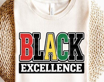 Excelencia Negra SVG, Diseño del Mes de la Historia Negra, Chica Negra SVG, Historia Negra SVG, Afroamericano SVG, Juneteenth SVG, Descarga Digital