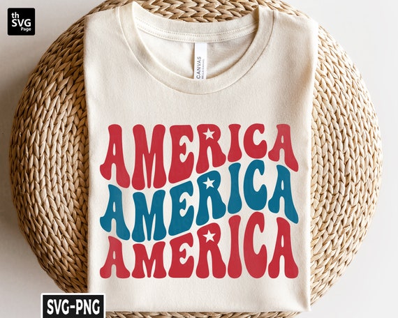 Retro America Svg, America Flag svg, 4th Of July svg, America svg, Independence Day svg, Memorial Day svg, Patriotic svg, America Shirt svg