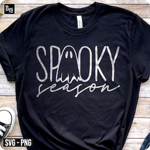 Spooky Season Svg, Happy Halloween svg, Spooky Vibes svg, Trick or Treat svg, Fall Vibes svg, Halloween Shirt svg, Cricut Cut Files image 2
