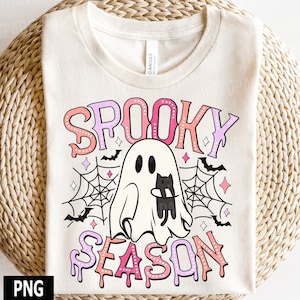 Gruselige Saison PNG, niedlicher Geist png, Halloween png, Süßer Halloween-Geist, trendige png, Trending png, lustiger Halloween png, Halloween Sublimation