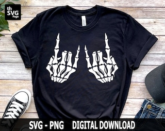 Skeleton Rock Hand, Skeleton Hands svg, Skeleton svg, Halloween SVG, Skeleton Hand, Cute Halloween svg, Halloween Shirt svg
