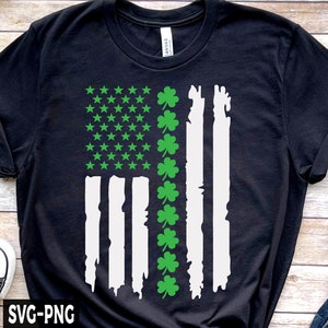 Irish American Flag Svg, St Patrick Flag svg, St Patricks Day svg, Irish Flag svg, Shamrock svg, Instant Download file for Cricut