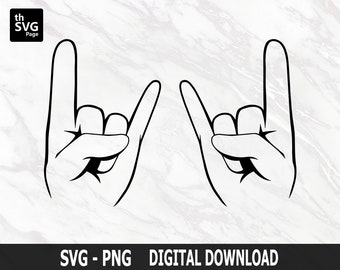 Rock And Roll svg, Rock On Hand svg, Rock svg, Rockmusik svg, Rock Hand SVG, Rock on svg, Rock on Hand Shirt, Rock Hand Shirt