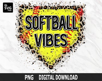 Softball Vibes, Softball png, Retro Softball, Softball Leopard, Softball Designs, Funny Softball, Softball Sublimation, Sublimation Designs