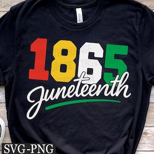 1865 Juneteenth Svg, Juneteenth svg, Black History Svg, African American svg, Black Woman svg, Independence Day svg, Juneteenth Shirt svg